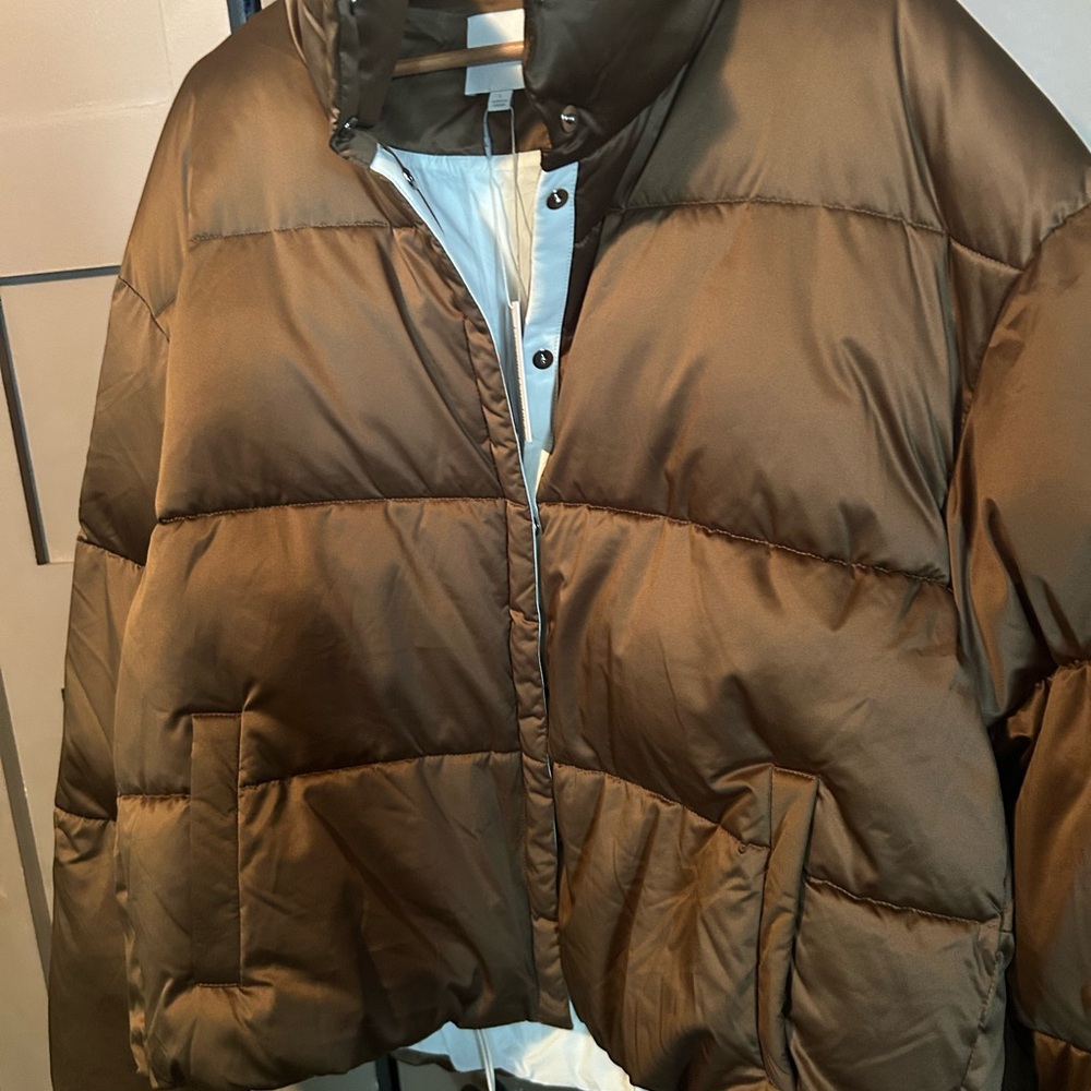 Favorite Daughter Chocolate Puffer Jacket